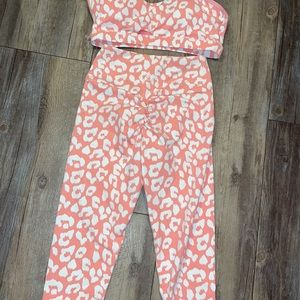 New Pink Leopard Ryderwear set